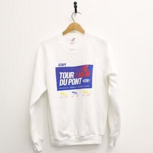 Vintage Tour DuPont Cycling Event 1992 Staff Sweatshirt Large